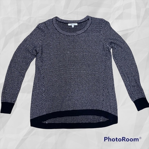 Madewell Riverside pullover in dot weave size‎ XS